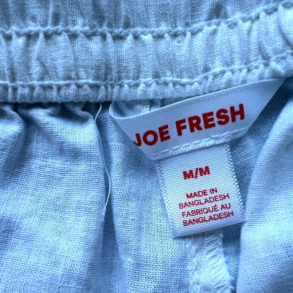 Women's White Drawstring Pants - Picture 6 of 7